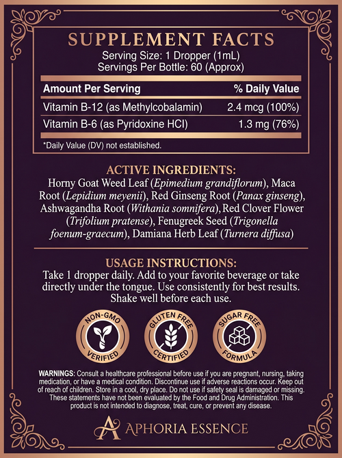 Aphoria Essence Feminine Vitality Drops
